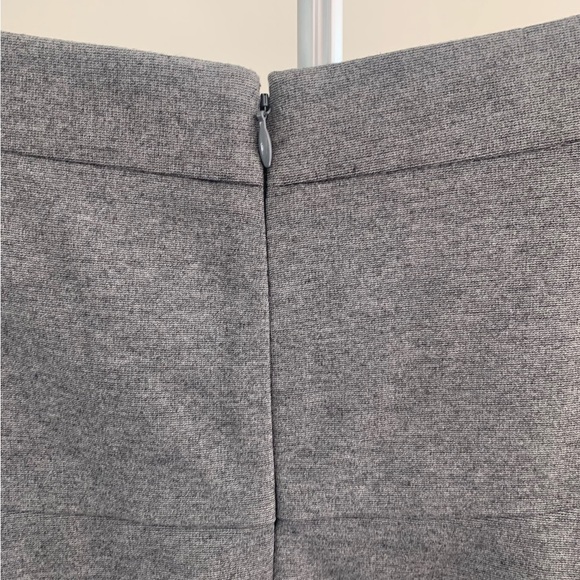 Banana Republic Gray Fit & Flare Ponte Skirt - Picture 8 of 11